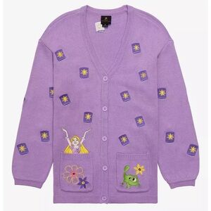 BoxLunch Purple Disney Tangled Knit Cardigan